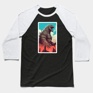 Godzilla, King Of The Monsters Baseball T-Shirt